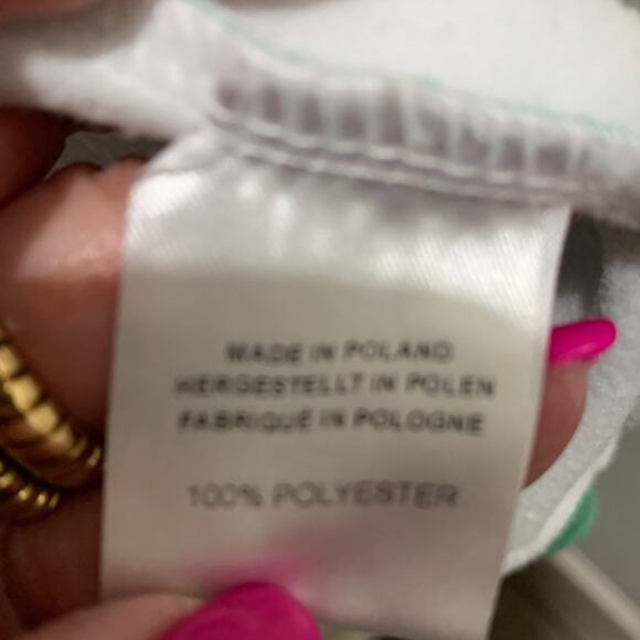 Rage on hoodie jacket. Size medium green floral print 2 front pockets - Picture 5 of 10